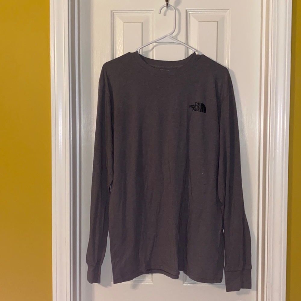 Grey The North Face long sleeve Size L